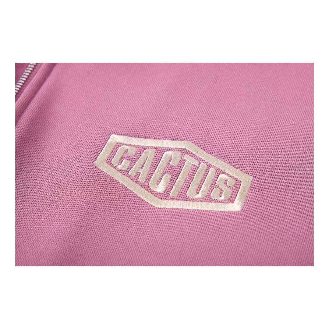 Cactus Valley Crystal Cactus Zip Hoodie Raspberry by Cactus Valley - NWAHYPE No.1 for streetwear Hoodies in USA