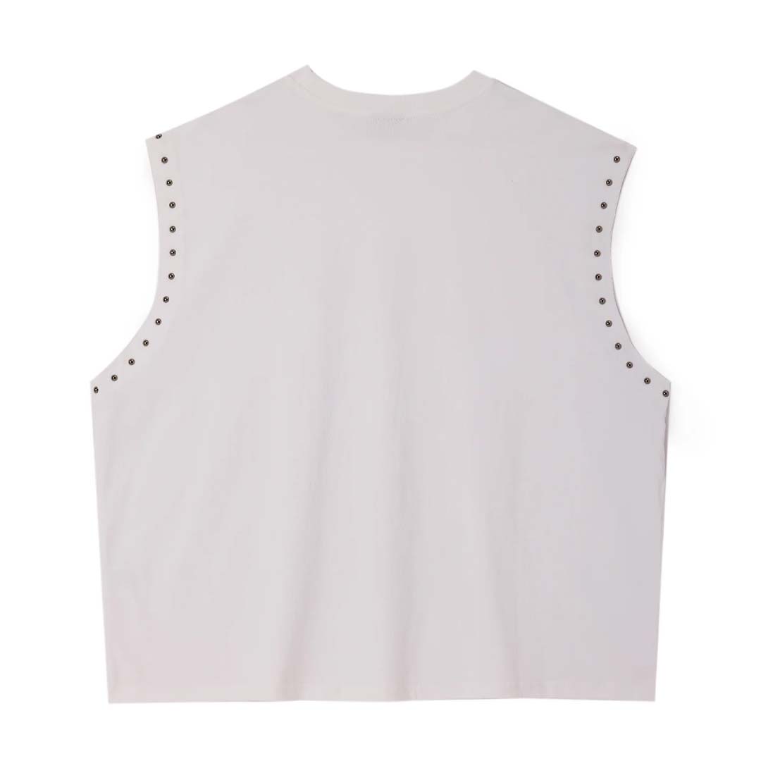 Cactus Valley CV Checker Tank Top White Pink by Cactus Valley - NWAHYPE No.1 for streetwear T-Shirts in USA
