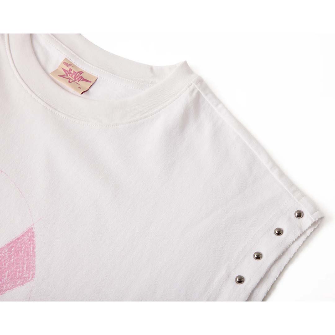 Cactus Valley CV Checker Tank Top White Pink by Cactus Valley - NWAHYPE No.1 for streetwear T-Shirts in USA