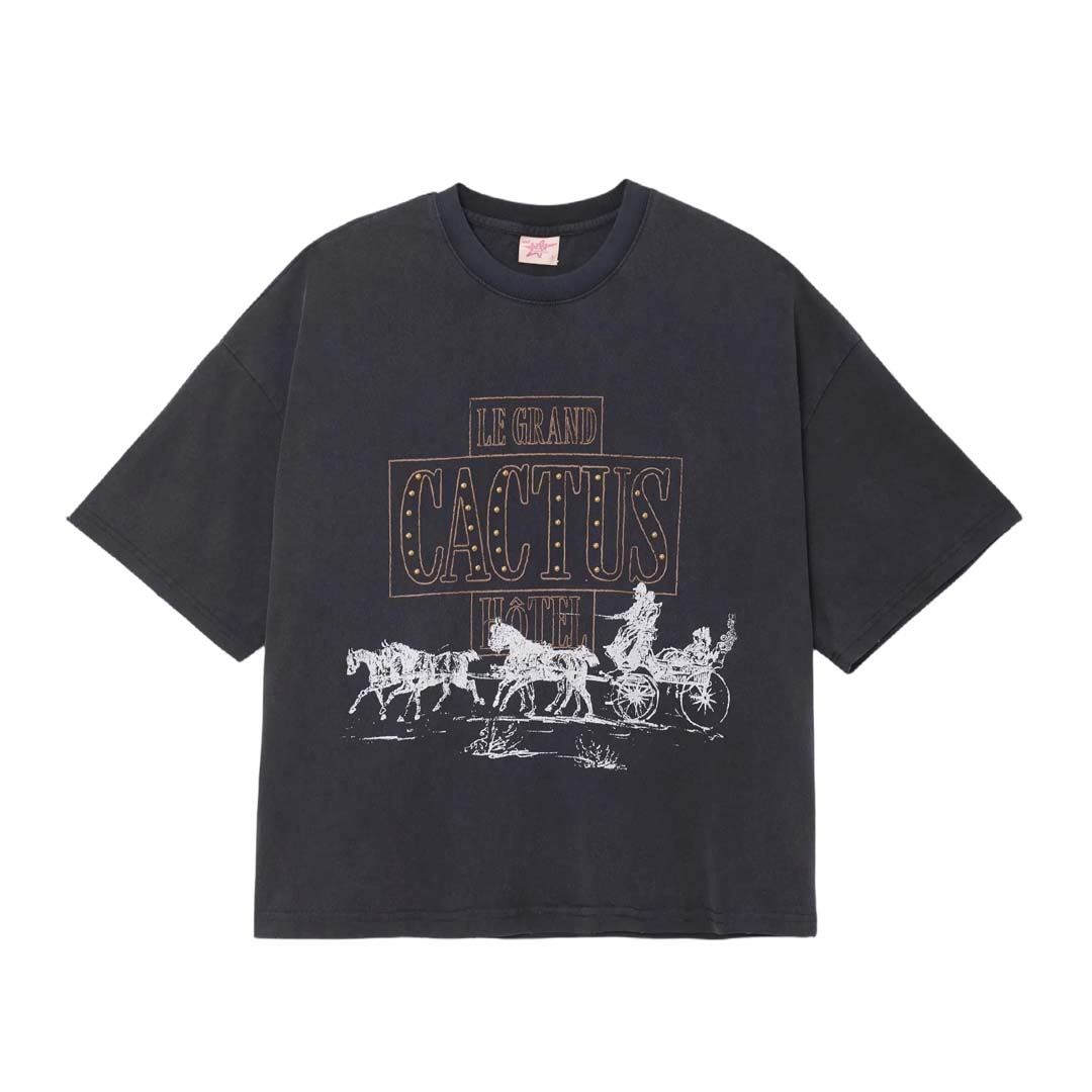 Cactus Valley Hotel Tee Black by Cactus Valley - NWAHYPE No.1 for streetwear T-Shirts in USA
