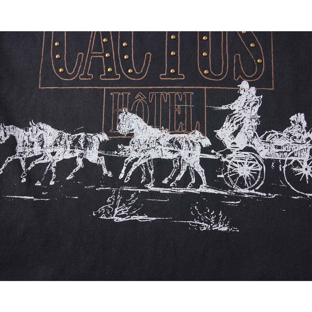 Cactus Valley Hotel Tee Black by Cactus Valley - NWAHYPE No.1 for streetwear T-Shirts in USA
