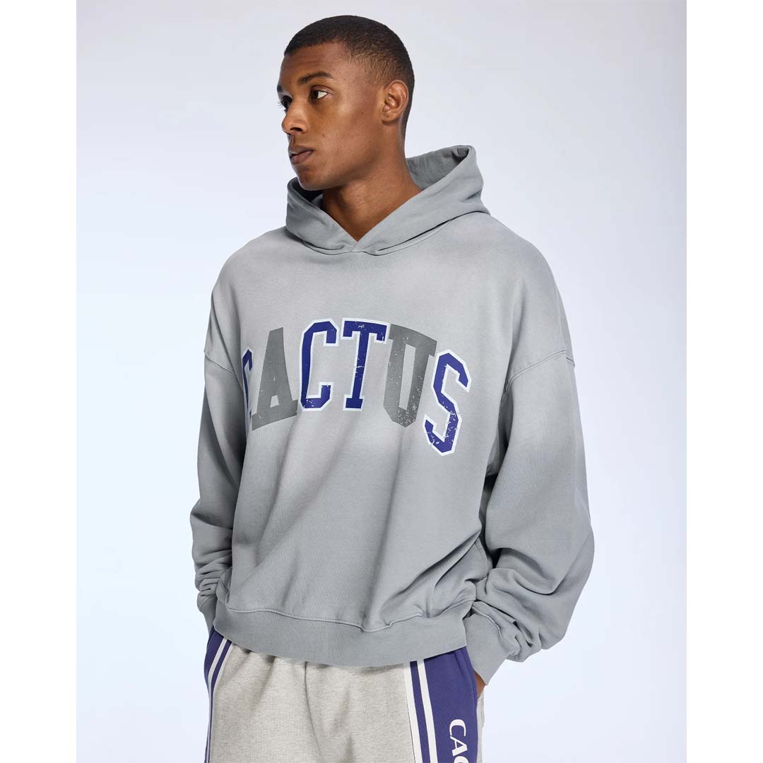 Cactus Valley Lost N Found Grey Faded Hoodie by Cactus Valley - NWAHYPE No.1 for streetwear Hoodies in USA