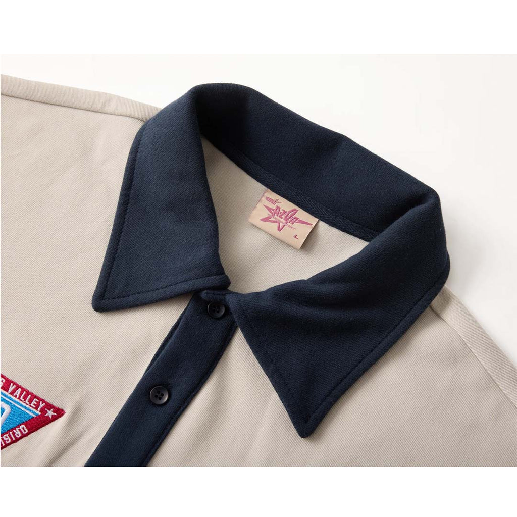 Cactus Valley Patch Polo Shirt Cream by Cactus Valley - NWAHYPE No.1 for streetwear T-Shirts in USA