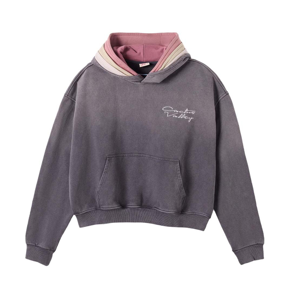 Cactus Valley Quad Hoodie Grey by Cactus Valley - NWAHYPE No.1 for streetwear Hoodies in USA