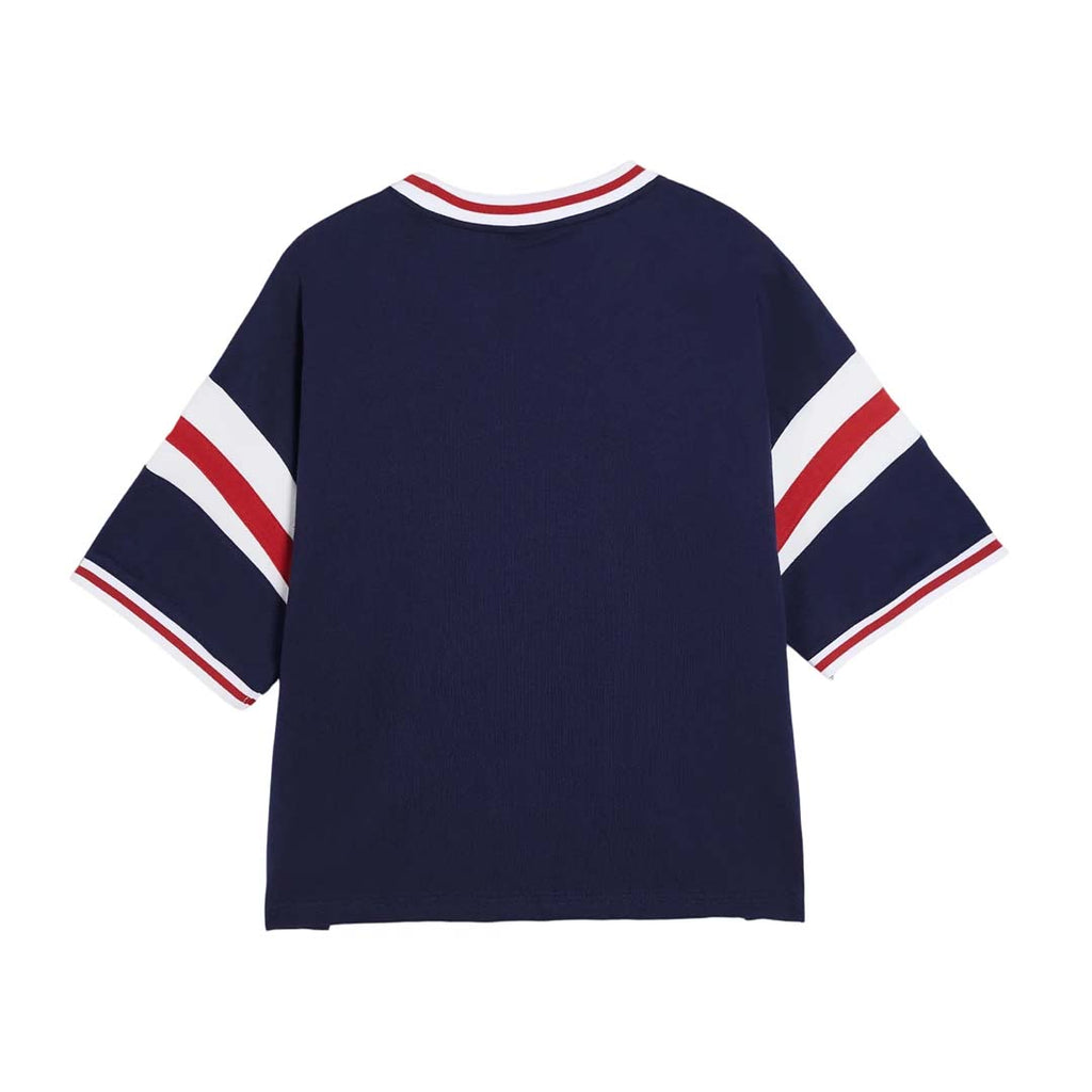Cactus Valley Ridgemont Navy Blue Red Tee by Cactus Valley - NWAHYPE No.1 for streetwear T-Shirts in USA