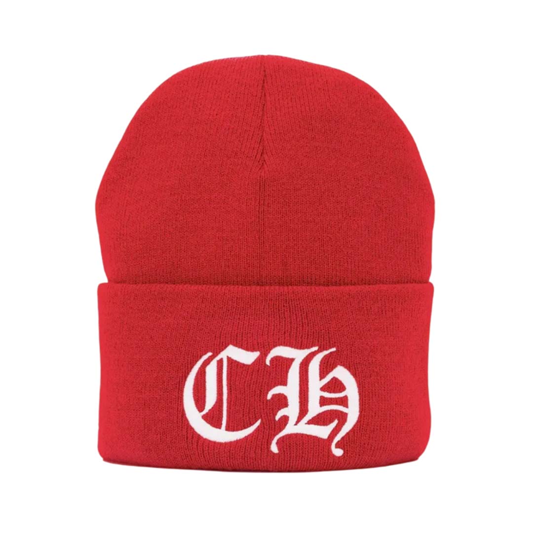 Chrome Hearts Horseshoe Beanie Red by Chrome Hearts - NWAHYPE No.1 for streetwear Beanies in USA