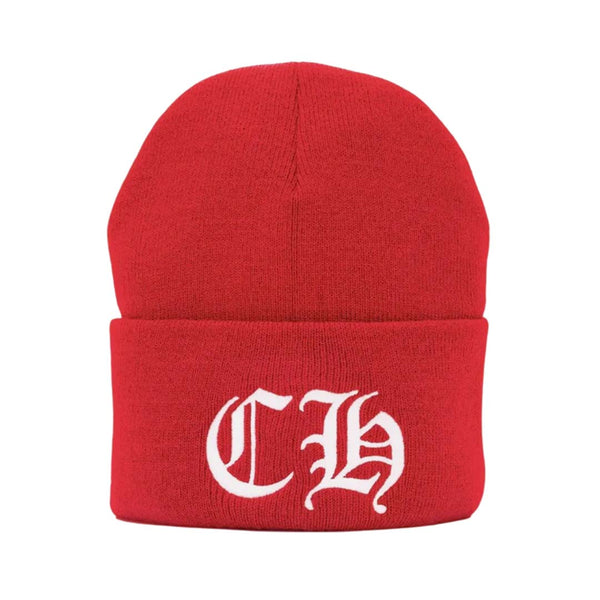 Chrome Hearts Horseshoe Beanie Red by Chrome Hearts - NWAHYPE No.1 for streetwear Beanies in USA