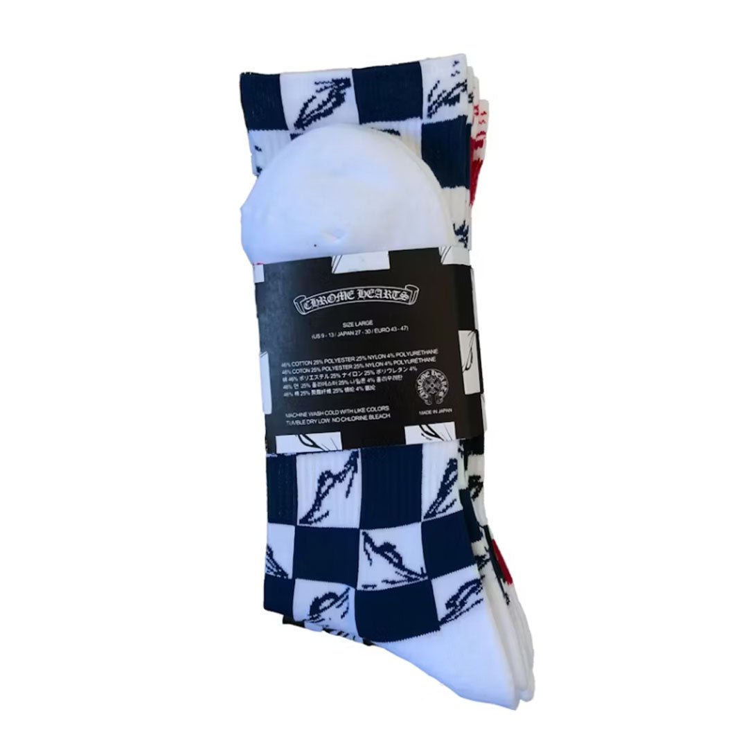 Chrome Hearts Matty Boy 99 Eyes Socks Pack of 3 by Chrome Hearts - NWAHype 1 for streetwear Accessories in USA