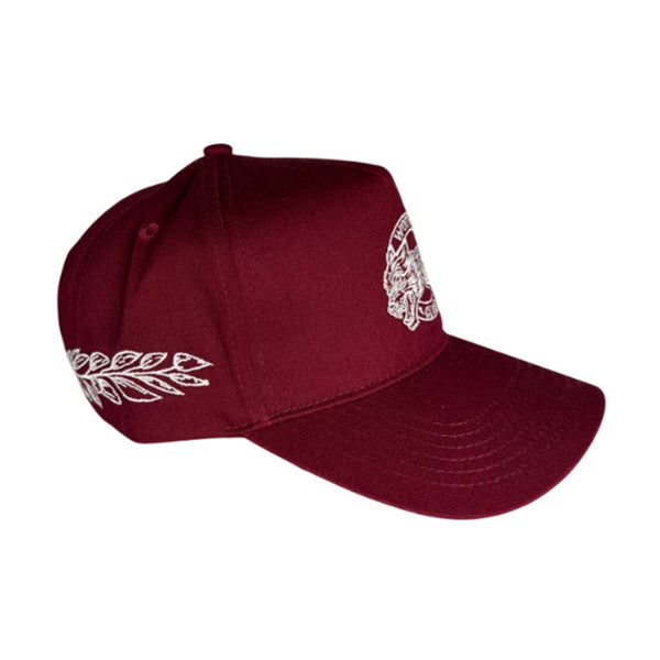 Darcsport Crown 5 Panel Hat Maroon by Darcsport - NWAHYPE No.1 for streetwear Hats in USA