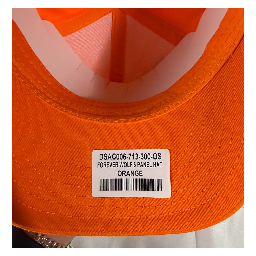 【Darcsport】WOLF BAR5 PANEL HAT IN ORANGE Darcsport Forever Wolf 5 Panel Hat - Orange Style Headwear – NWAHYPE