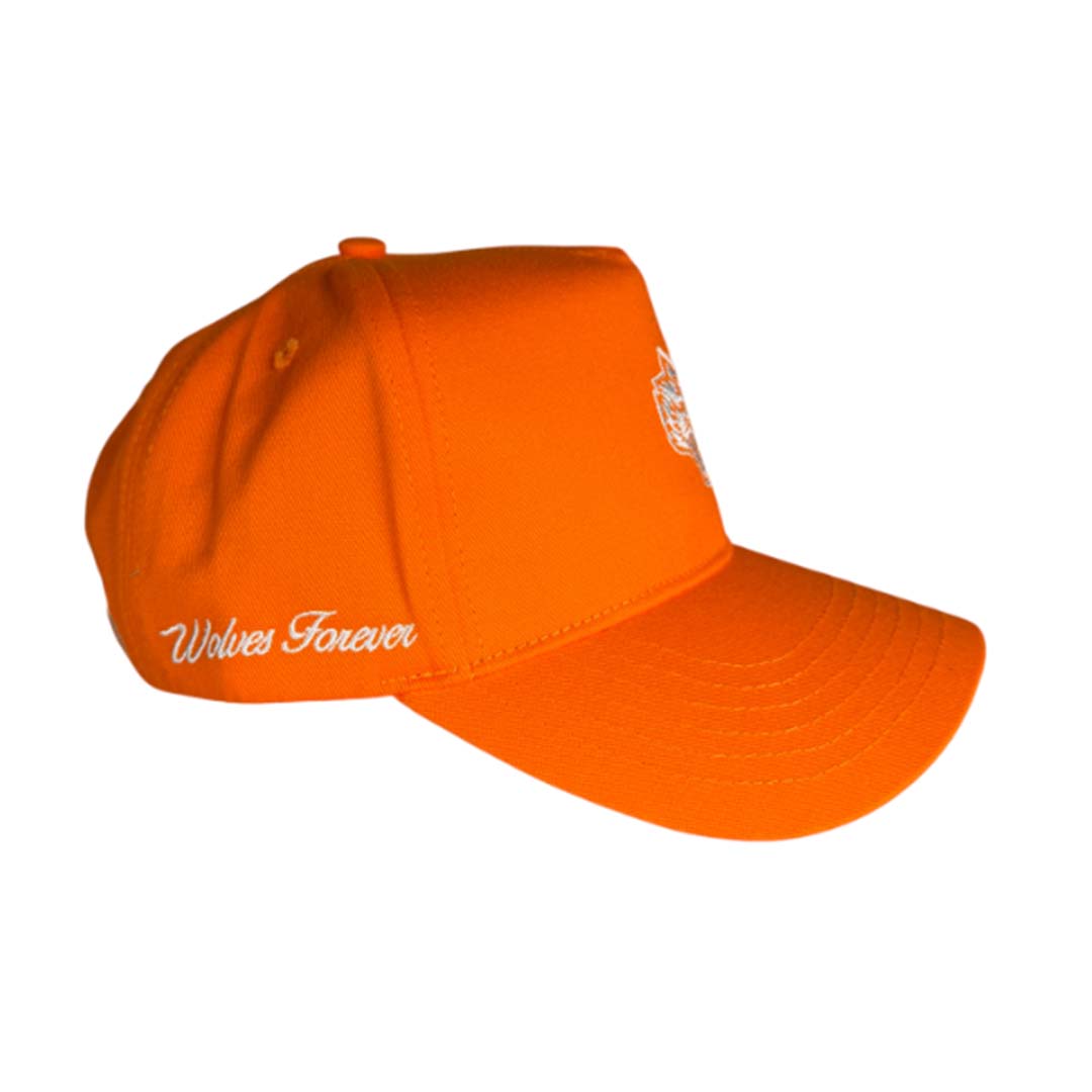 Darcsport Forever Wolf 5 Panel Hat - Orange Style Headwear – NWAHYPE