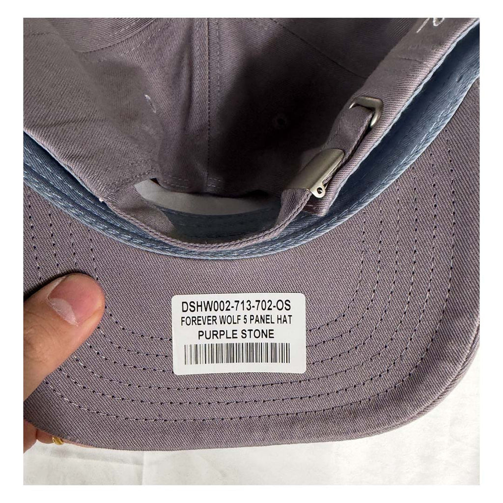 Darcsport Forever Wolf 5 Panel Purple Stone by Darcsport - NWAHYPE No.1 for streetwear Hats in USA