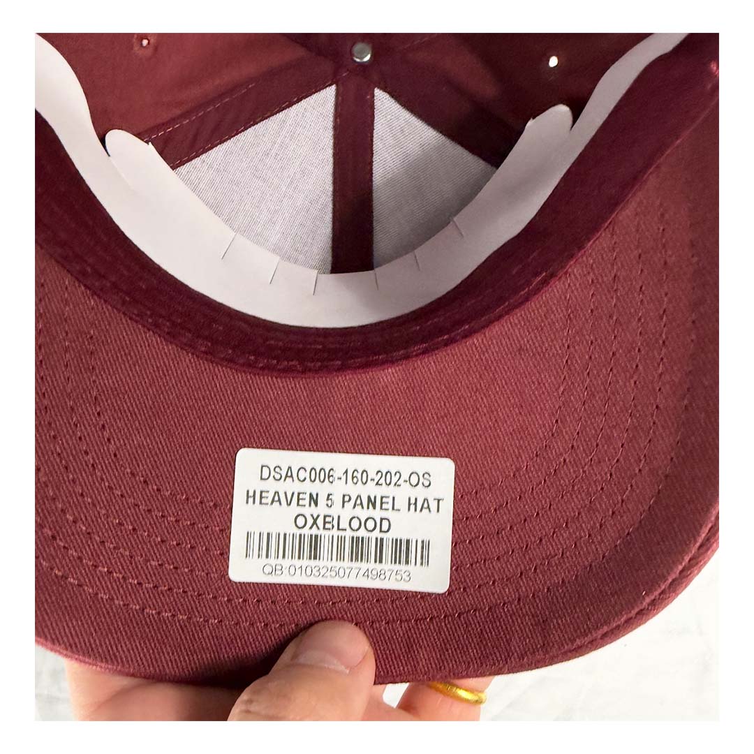 Darcsport Heaven 5 Panel Hat Ox Blood by Darcsport - NWAHYPE No.1 for streetwear Hats in USA
