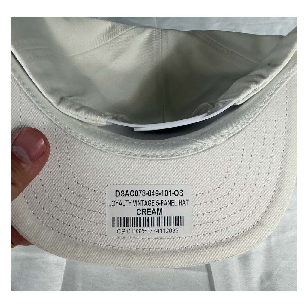 Darcsport Loyalty Vintage 5 Panel Hat Cream by Darcsport - NWAHYPE No.1 for streetwear Hats in USA