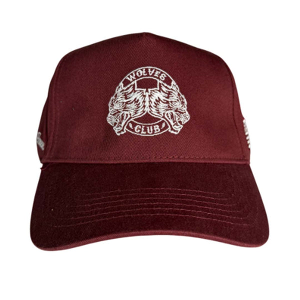 Darcsport Original Wolves Club 5 Panel Hat Ox Blood by Darcsport - NWAHYPE No.1 for streetwear Hats in USA