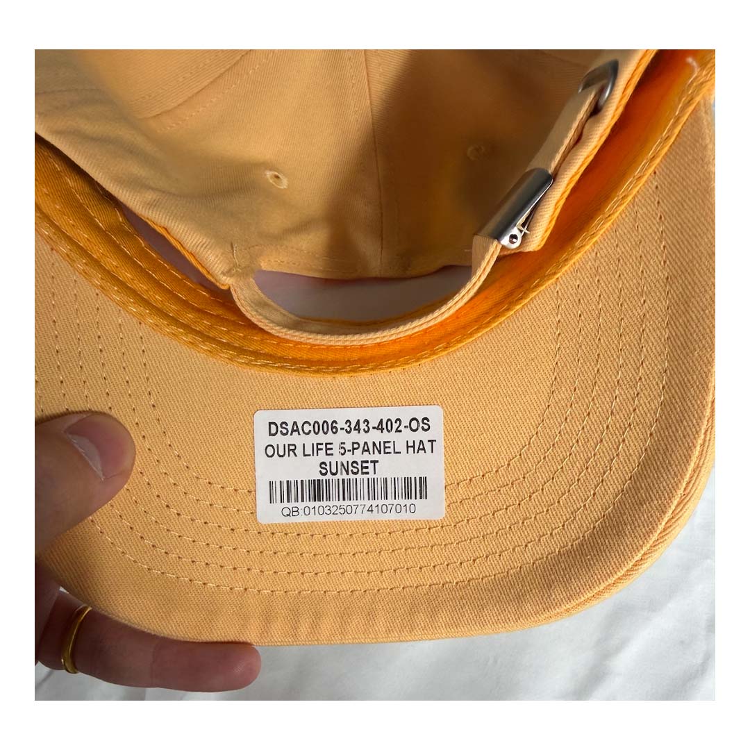 Darcsport Our Life 5 Panel Hat Sunset Yellow by Darcsport - NWAHYPE No.1 for streetwear Hats in USA