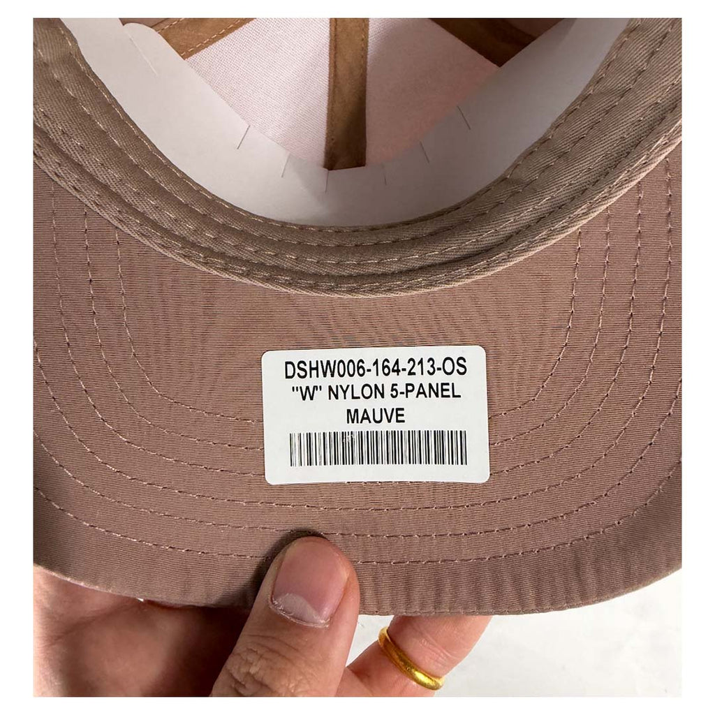 Darcsport W Nylon 5 Panel Hat Mauve by Darcsport - NWAHYPE No.1 for streetwear Hats in USA
