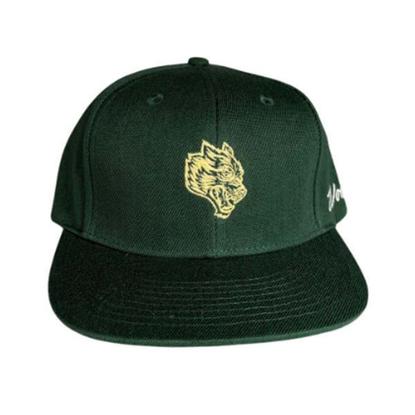 Darcsport Wolf Head Fitted Hat Forest Green by Darcsport - NWAHYPE No.1 for streetwear Hats in USA
