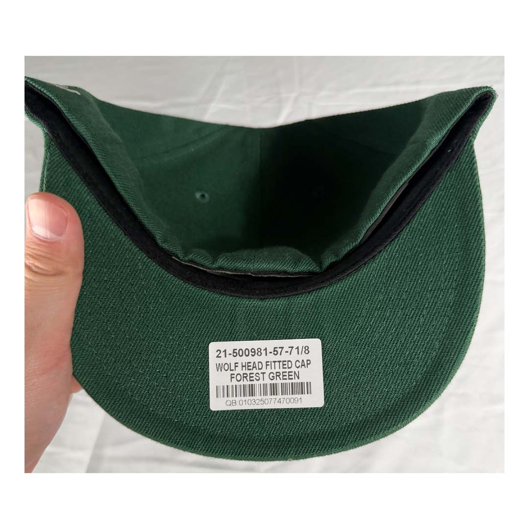 Darcsport Wolf Head Fitted Hat Forest Green by Darcsport - NWAHYPE No.1 for streetwear Hats in USA