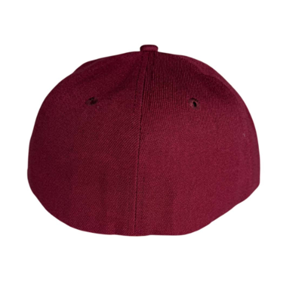 Darcsport Wolf Head Fitted Hat Maroon by Darcsport - NWAHYPE No.1 for streetwear Hats in USA