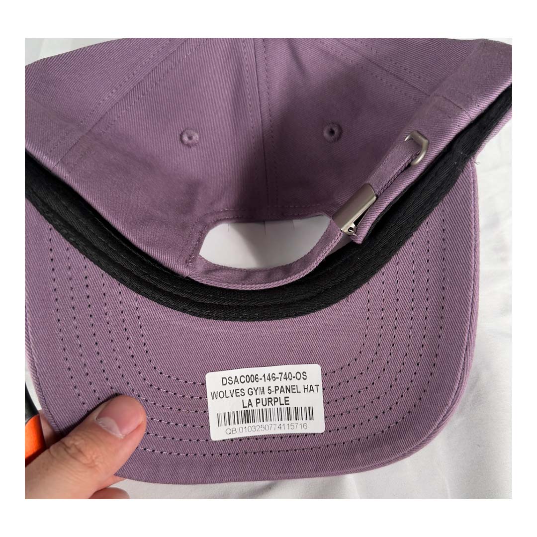 Darcsport Wolves Gym 5 Panel Hat LA Purple by Darcsport - NWAHYPE No.1 for streetwear Hats in USA