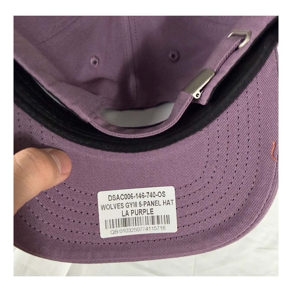 Darcsport Wolves Gym 5 Panel Hat Purple by Darcsport - NWAHYPE No.1 for streetwear Hats in USA
