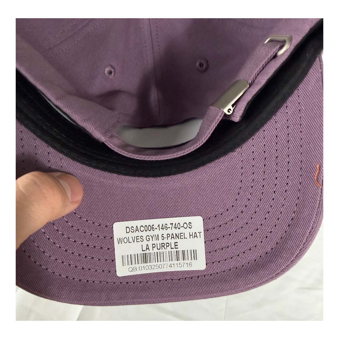 Darcsport Wolves Gym 5 Panel Hat Purple by Darcsport - NWAHYPE No.1 for streetwear Hats in USA