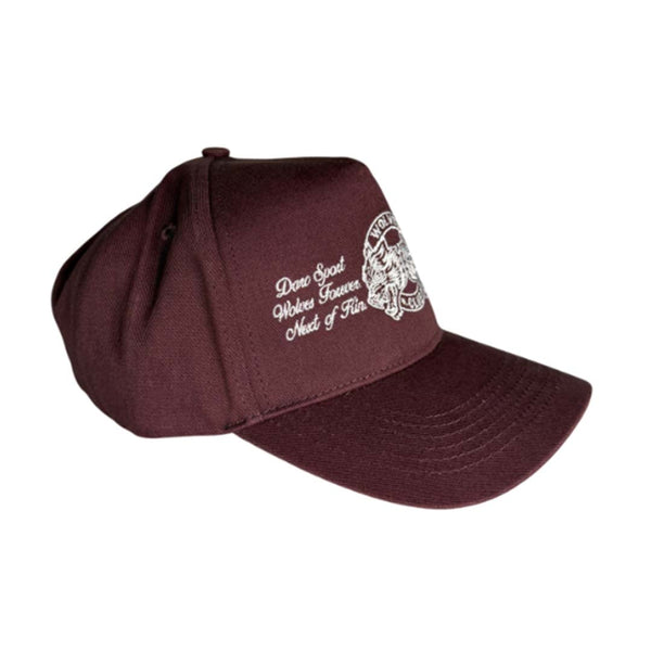 Darcsport Wolves Scripture 5 Panel Hat Purple Dusk by Darcsport - NWAHYPE No.1 for streetwear Hats in USA