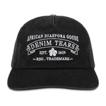 Denim Tears ADG Cap 'Washed Black' by Denim Tears - NWAHype No.1 for streetwear Hats in USA