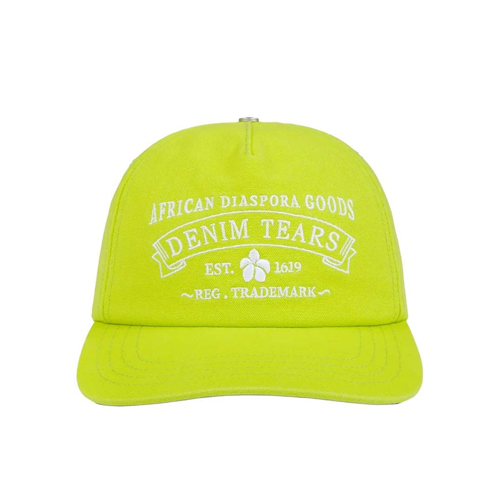 Denim Tears ADG Stamp Hat Lime by Denim Tears - NWAHype 1 for streetwear Hats in USA
