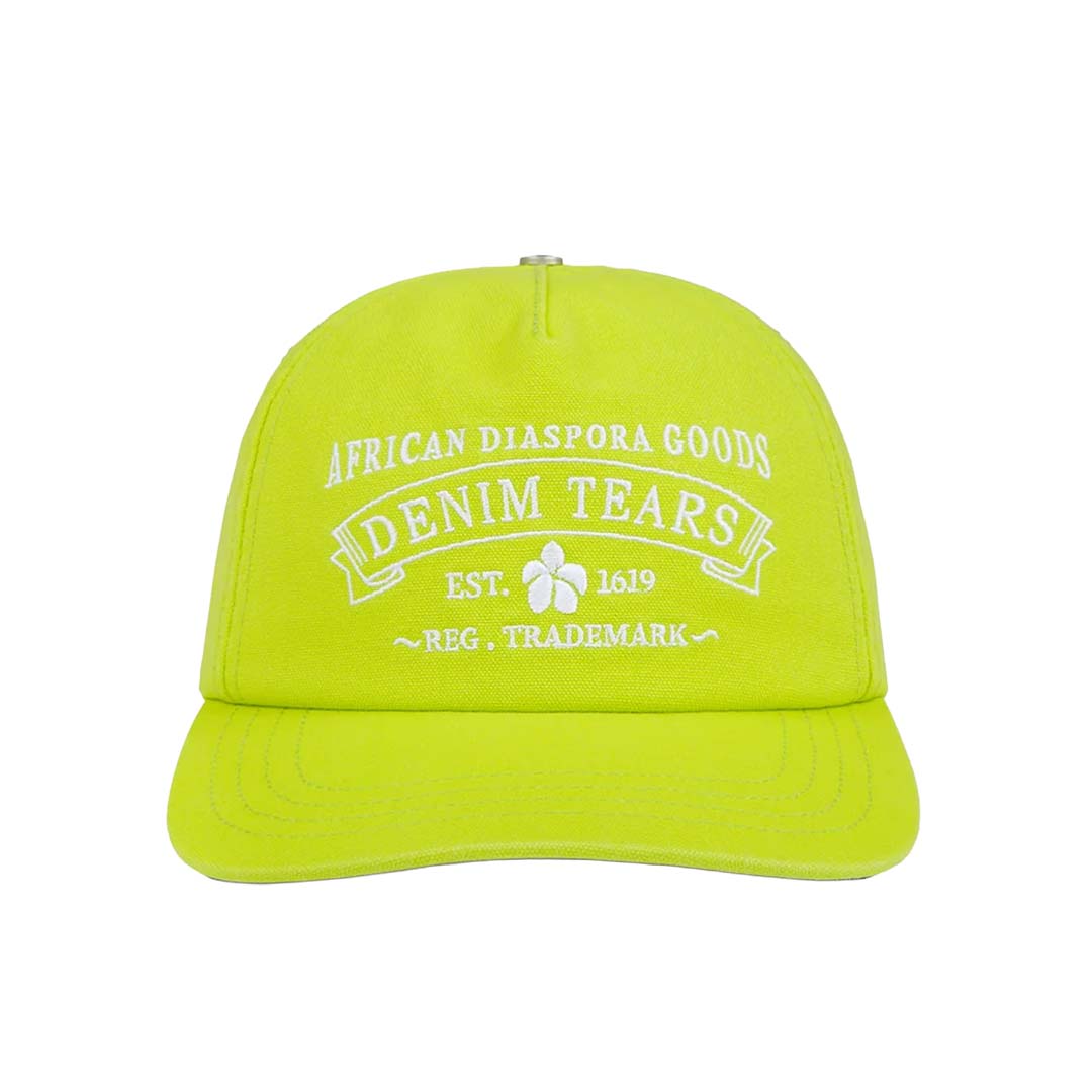 Denim Tears ADG Stamp Hat Lime by Denim Tears - NWAHype 1 for streetwear Hats in USA