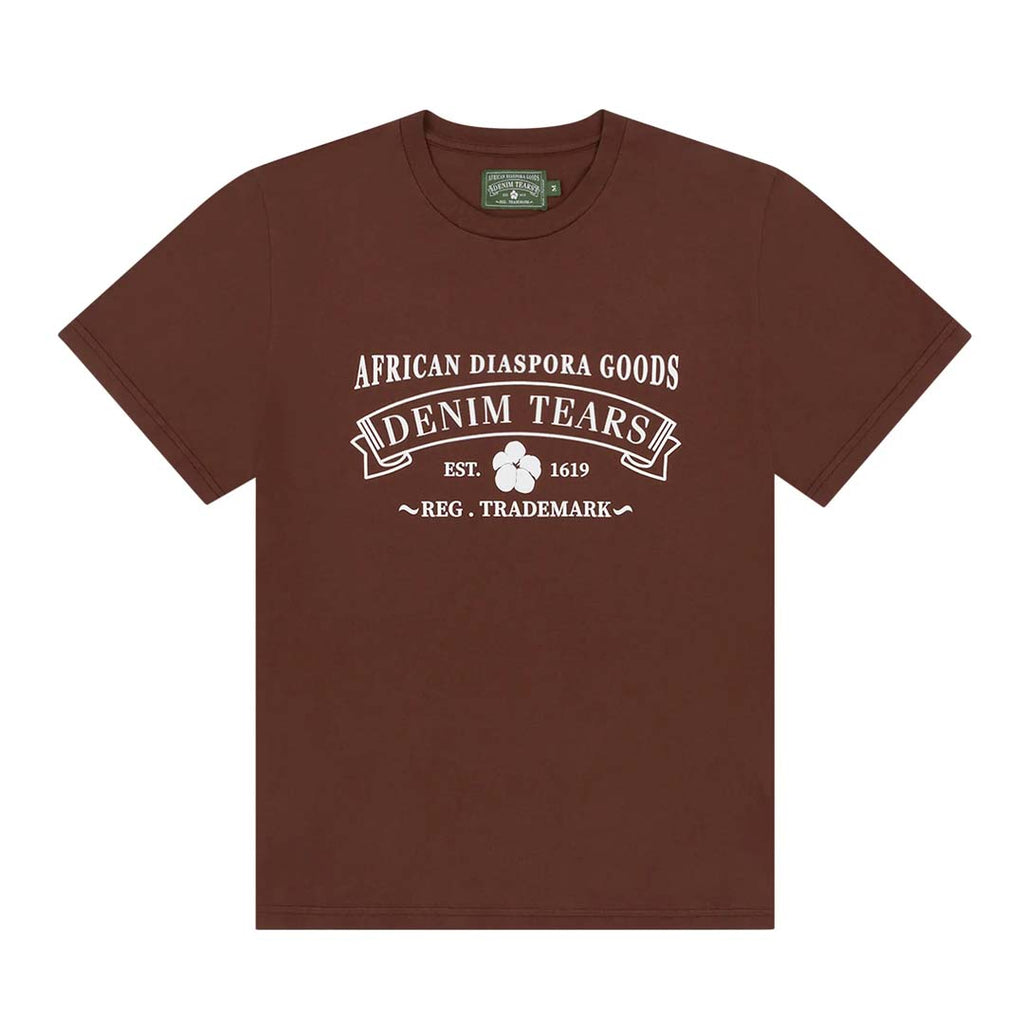 Denim Tears ADG Tee 'Brown' by Denim Tears - NWAHype No.1 for streetwear T-Shirts in USA