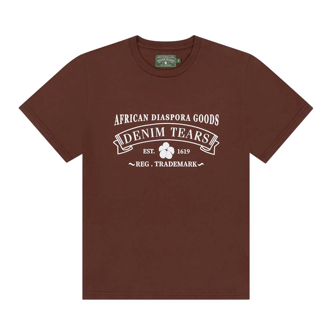 Denim Tears ADG Tee 'Brown' by Denim Tears - NWAHype No.1 for streetwear T-Shirts in USA