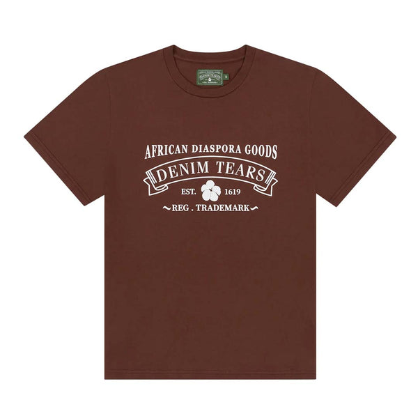 Denim Tears ADG Tee 'Brown' by Denim Tears - NWAHype No.1 for streetwear T-Shirts in USA