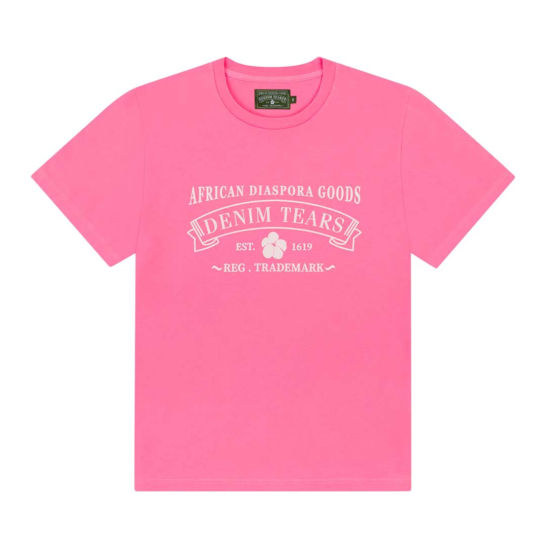 Denim Tears ADG Tee 'Pink' by Denim Tears - NWAHype No.1 for streetwear T-Shirts in USA