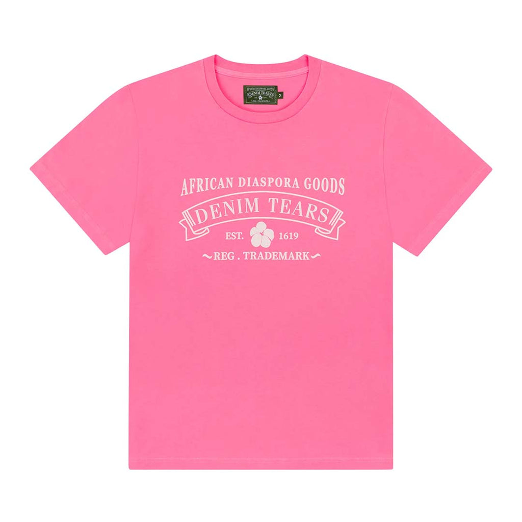 Denim Tears ADG Tee 'Pink' by Denim Tears - NWAHype No.1 for streetwear T-Shirts in USA