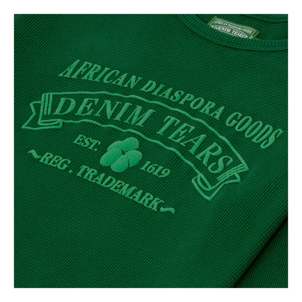 Denim Tears ADG Thermal Tee Green by Denim Tears - NWAHype 1 for streetwear T-Shirts in USA