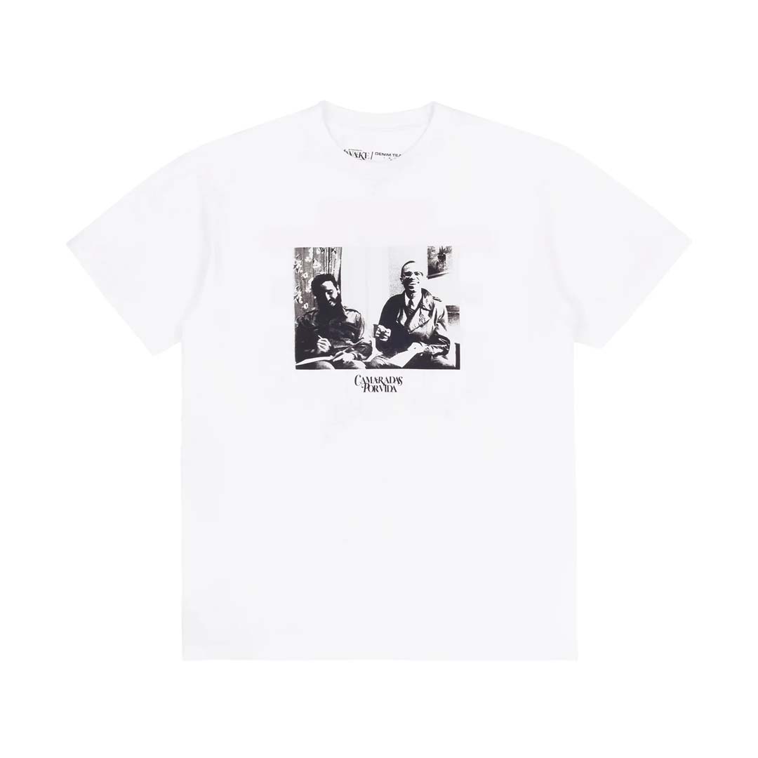 Denim Tears Camaradas Por Vida Tee White by Denim Tears - NWAHYPE No.1 for streetwear T-Shirts in USA