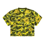 Denim Tears Camo Cotton Wreath Mesh Jersey Tee Yellow by Denim Tears - NWAHype No.1 for streetwear T-Shirts in USA