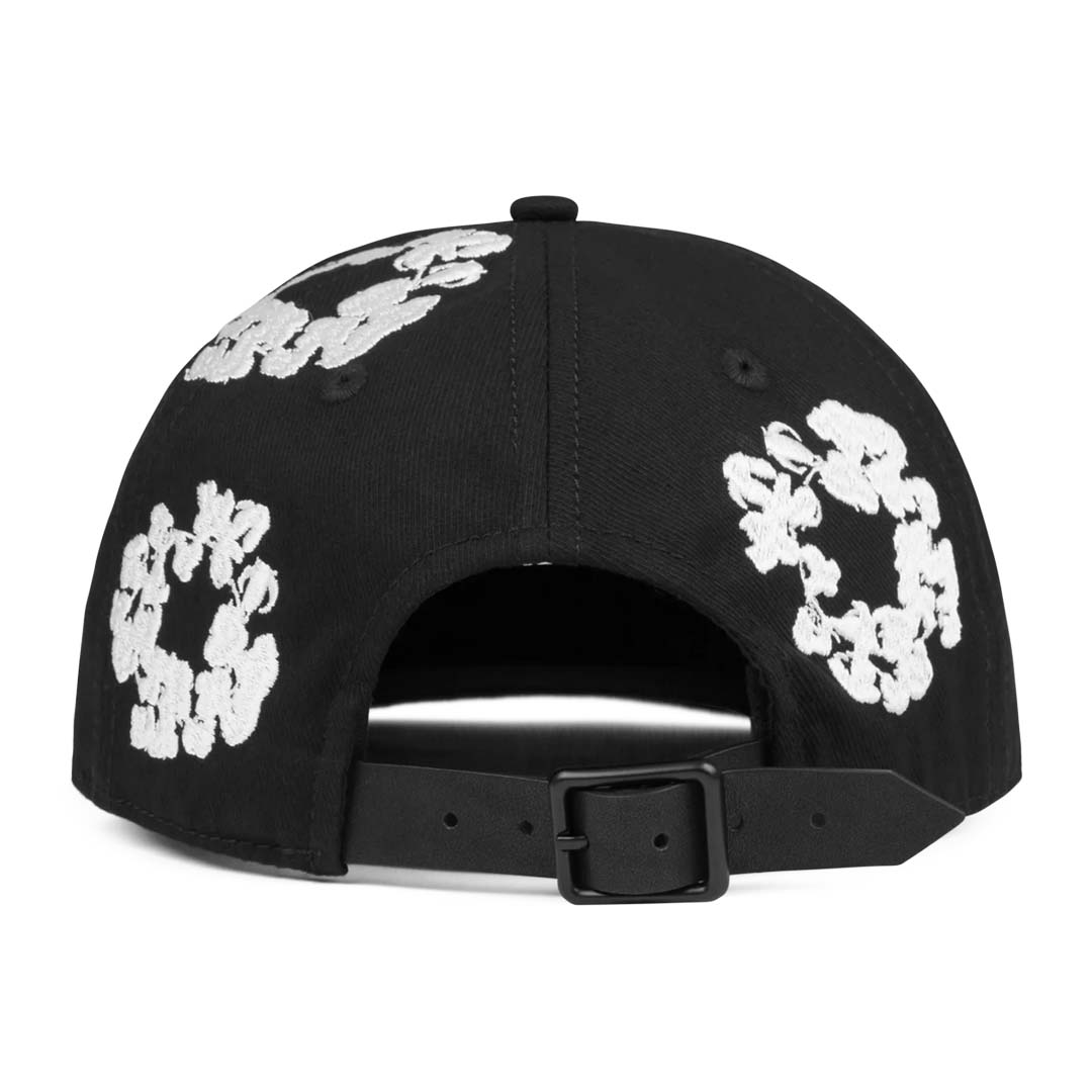 Denim Tears Cotton Wreath Hat Black by Denim Tears - NWAHype 1 for streetwear Hats in USA