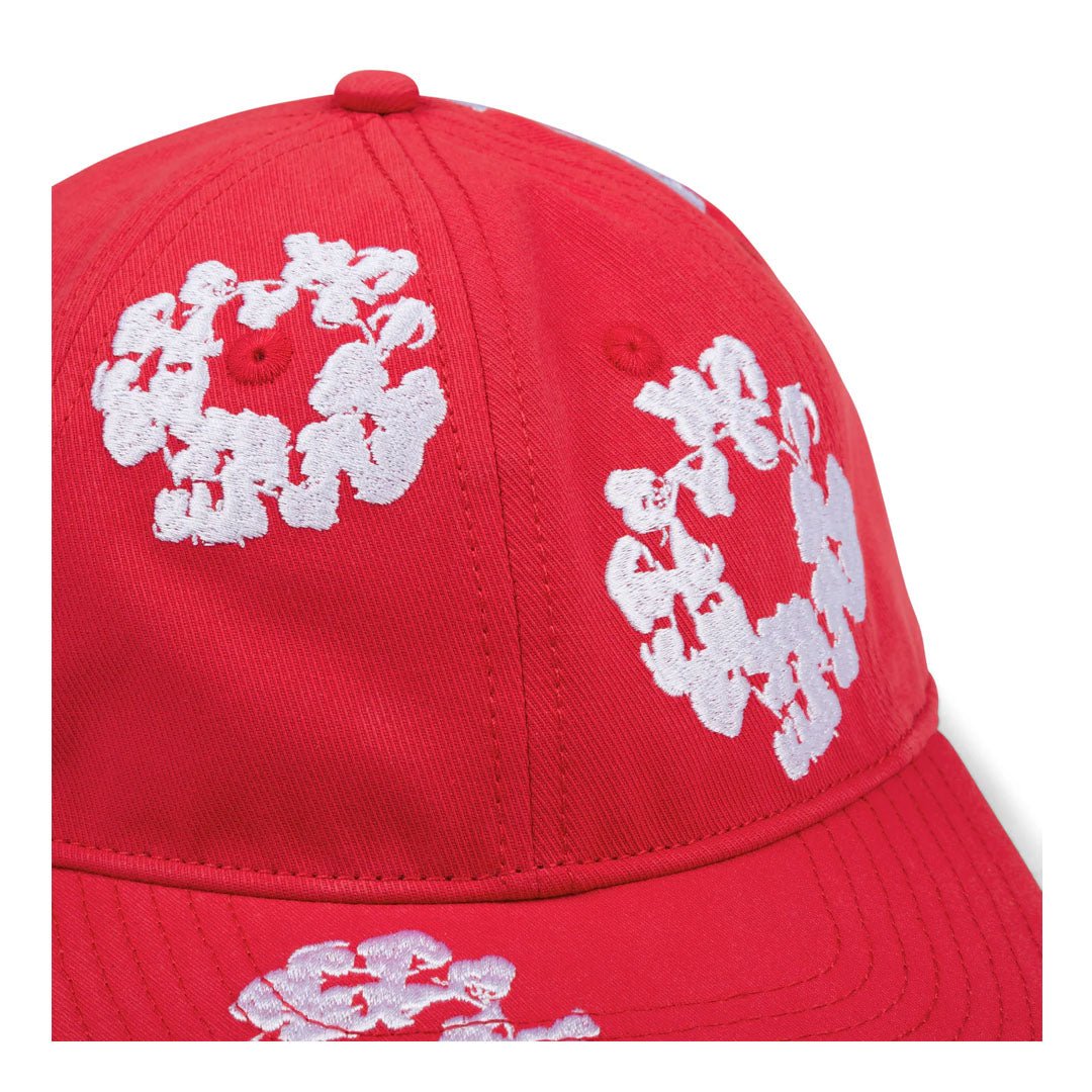 Denim Tears Cotton Wreath Hat Red by Denim Tears - NWAHype 1 for streetwear Hats in USA