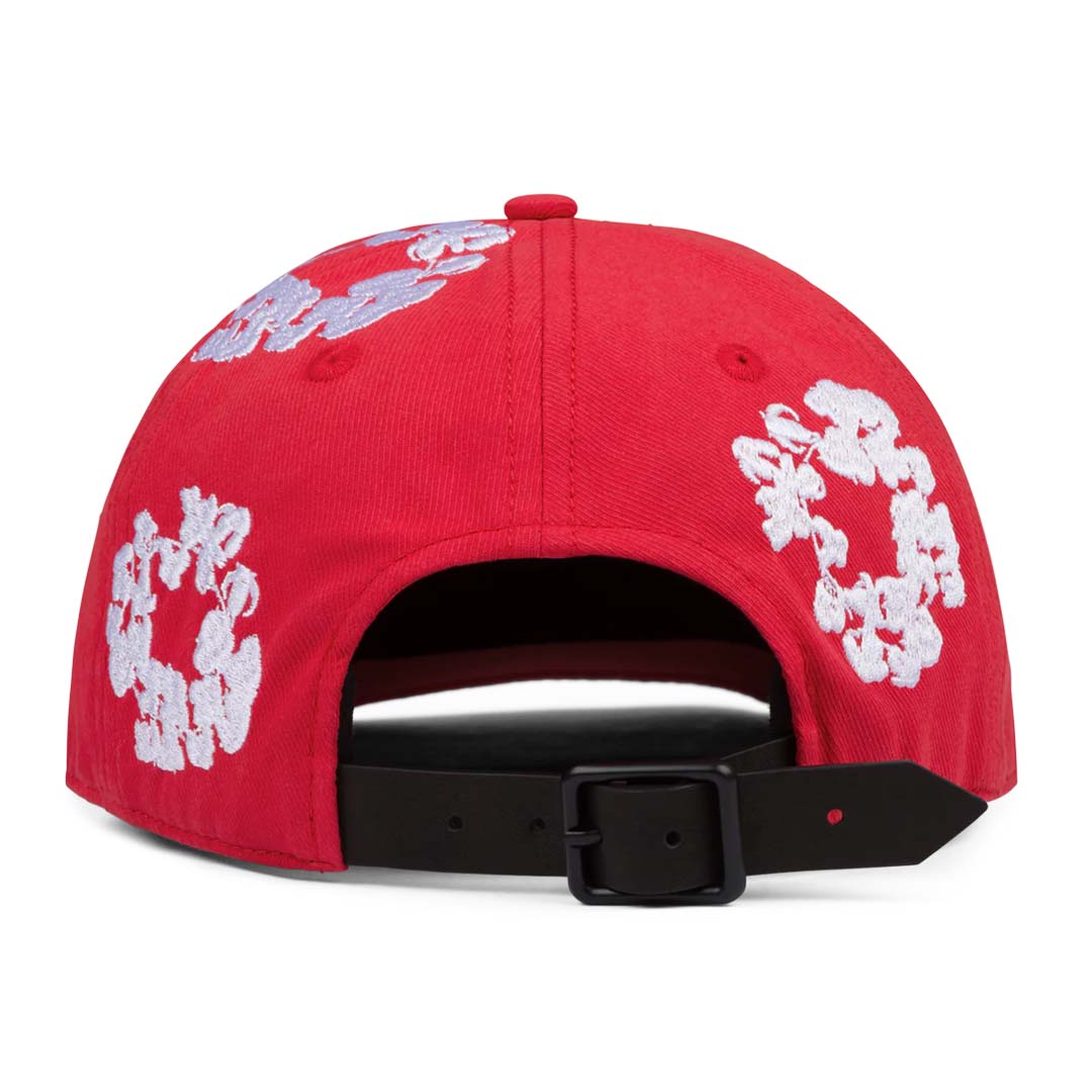 Denim Tears Cotton Wreath Hat Red by Denim Tears - NWAHype 1 for streetwear Hats in USA
