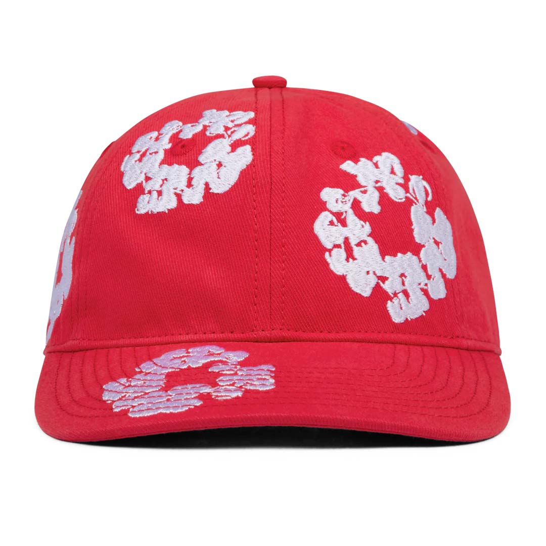 Denim Tears Cotton Wreath Hat Red by Denim Tears - NWAHype 1 for streetwear Hats in USA