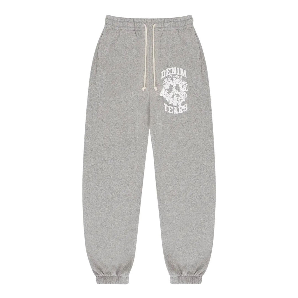 Denim Tears Cotton Wreath Peace University Sweatpants Heather Grey by Denim Tears - NWAHype 1 for streetwear Pants in USA