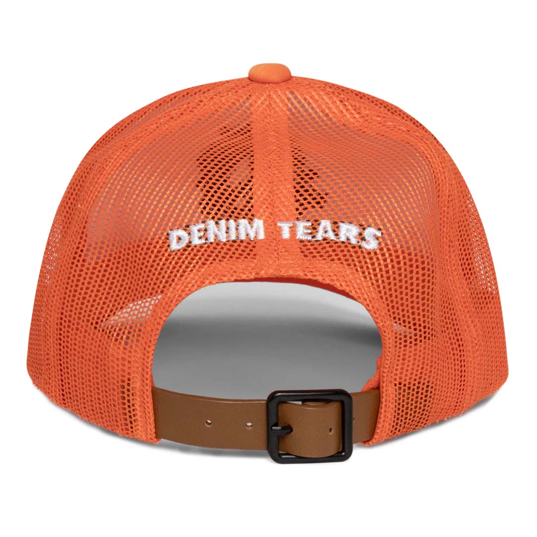 Denim Tears Cotton Wreath Southern Man Trucker Hat Orange by Denim Tears - NWAHype 1 for streetwear Hats in USA