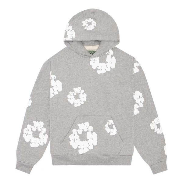 Denim Tears Grey Cotton Wreath Sweatshirt by Denim Tears - NWAHype 1 for streetwear Hoodies in USA