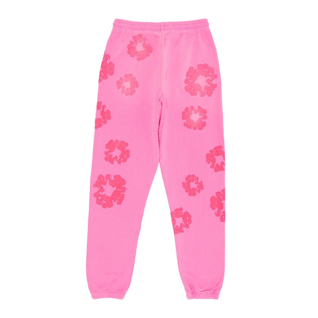 Denim Tears Mono Cotton Wreath Sweatpants 'Pink' by Denim Tears - NWAHype 1 for streetwear Pants in USA
