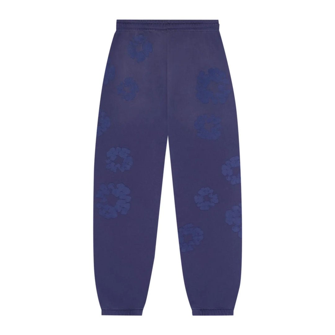 Denim Tears Mono Cotton Wreath Sweatpants 'Washed Blue' by Denim Tears - NWAHype 1 for streetwear Pants in USA