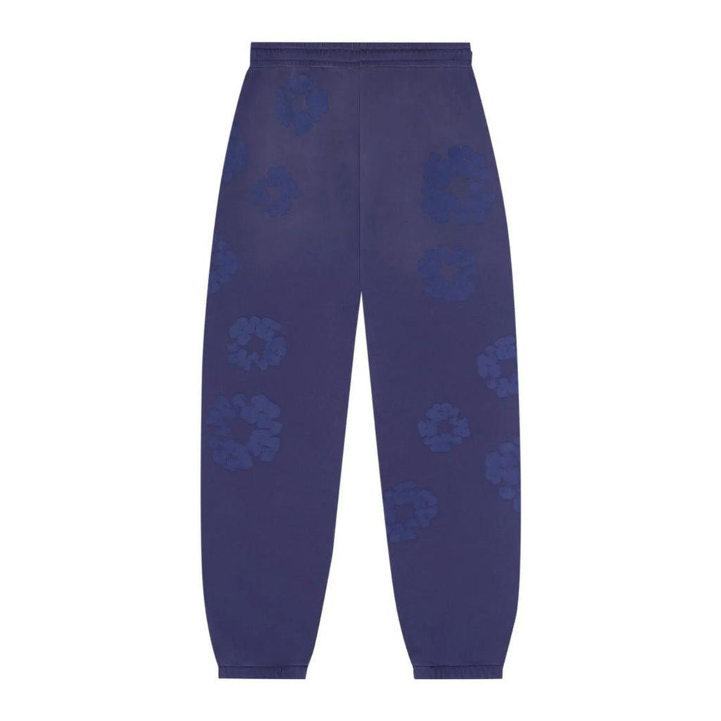 Denim Tears Mono Cotton Wreath Sweatpants 'Washed Blue' by Denim Tears - NWAHype 1 for streetwear Pants in USA