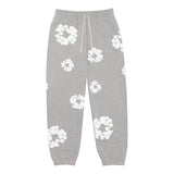 Denim Tears Sweatpants Grey Cotton Wreath by Denim Tears - NWAHype 1 for streetwear Pants in USA